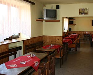 Venkovní terasa v restauraci Formanka